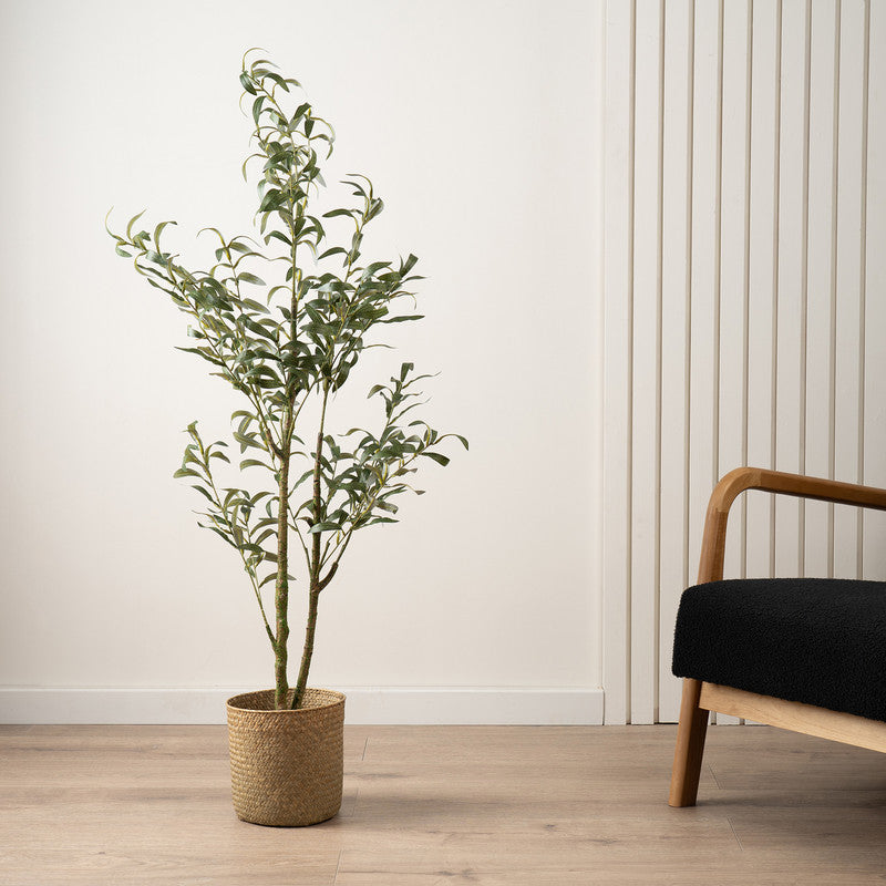 130cm Slim Silhouette Artificial Olive Tree